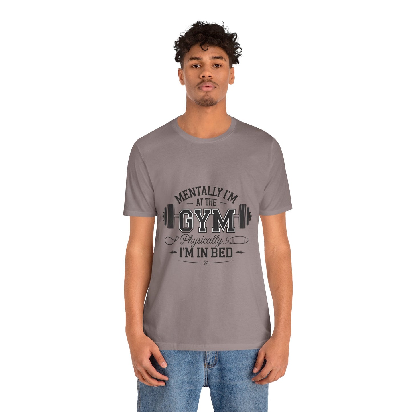 Gym Humor Tee – Motivational Graphic T-Shirt for Gym Lovers