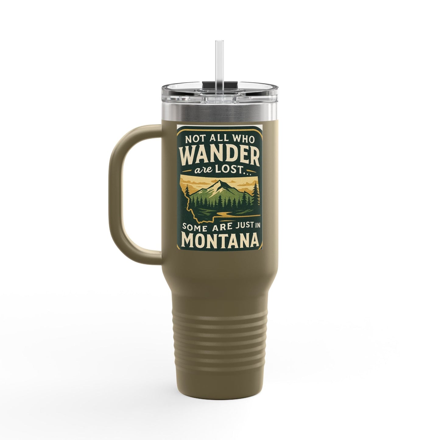 Montana 40oz Travel Mug – Adventure Tumbler for Hikers & Campers