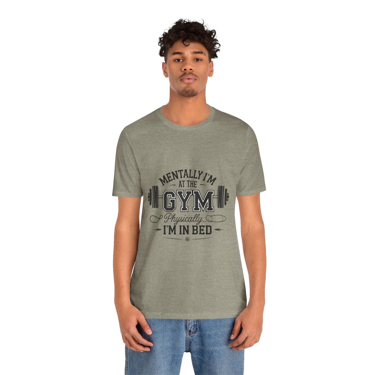Gym Humor Tee – Motivational Graphic T-Shirt for Gym Lovers