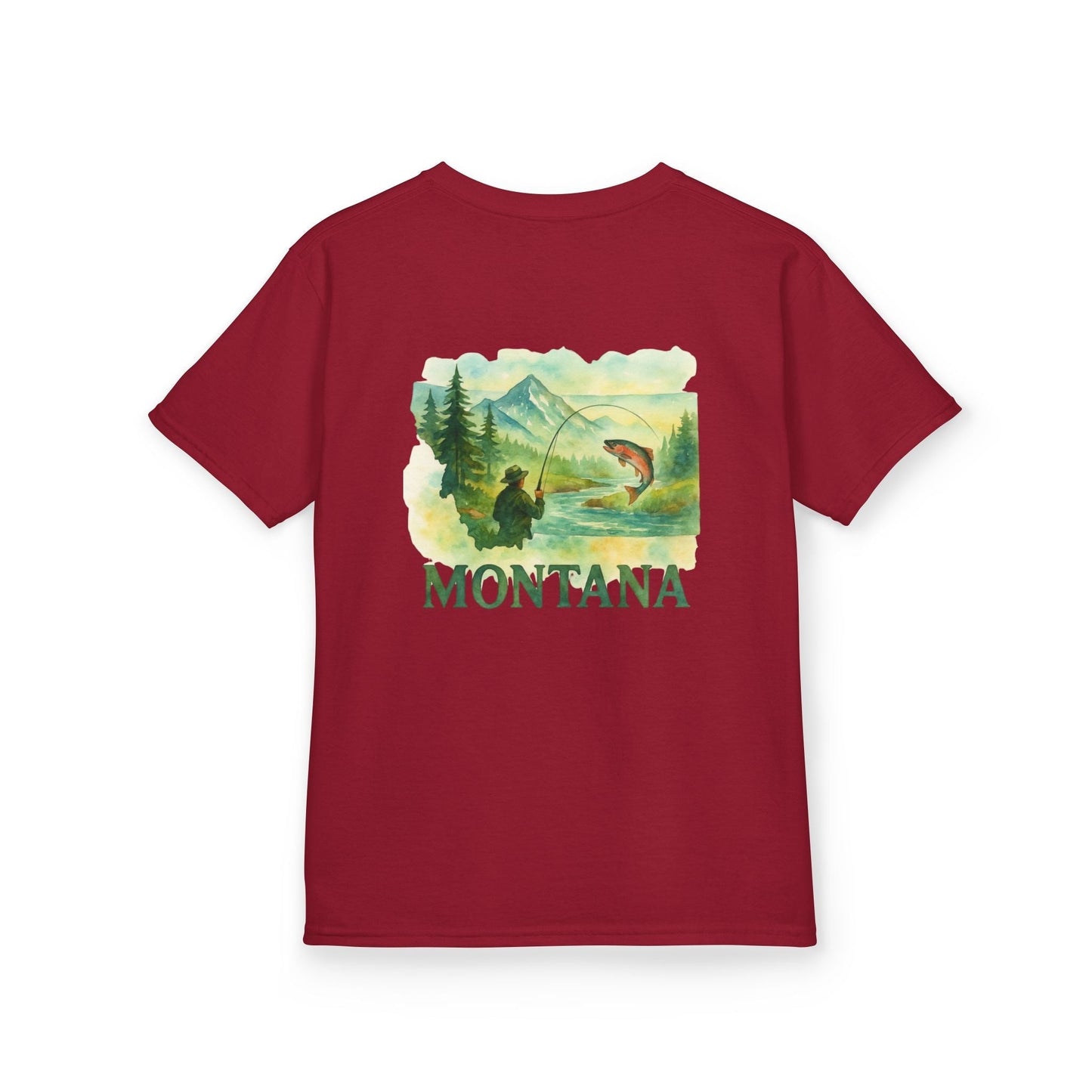 Kids Fishing T-Shirt – Funny Born to Fish, Skip Homework Design