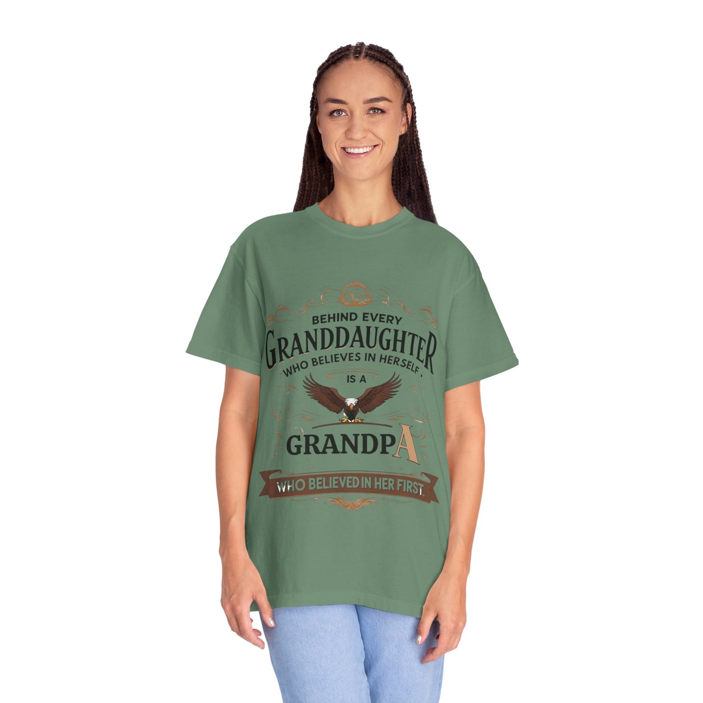 Grandpa Believes in Granddaughter Tee – Inspired by Real Bonds