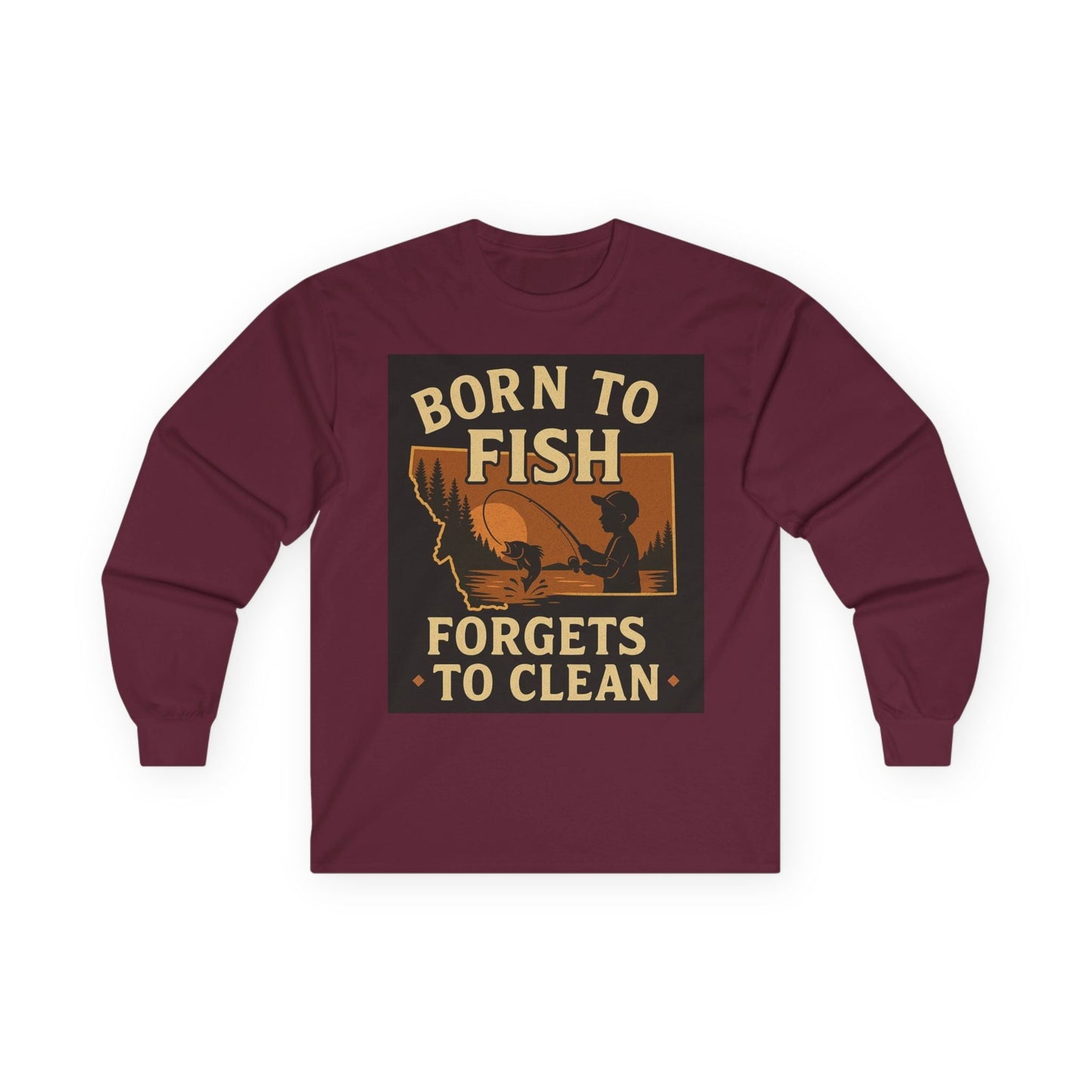 Fishing Long Sleeve Shirt – Angler Tee for Men & Women Outdoors