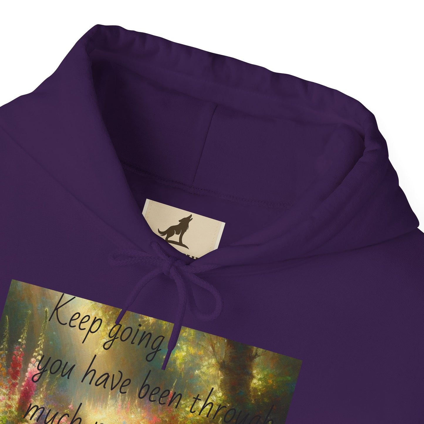 Wolf Meadow Hoodie – Strength in Stillness, Power in Kindness
