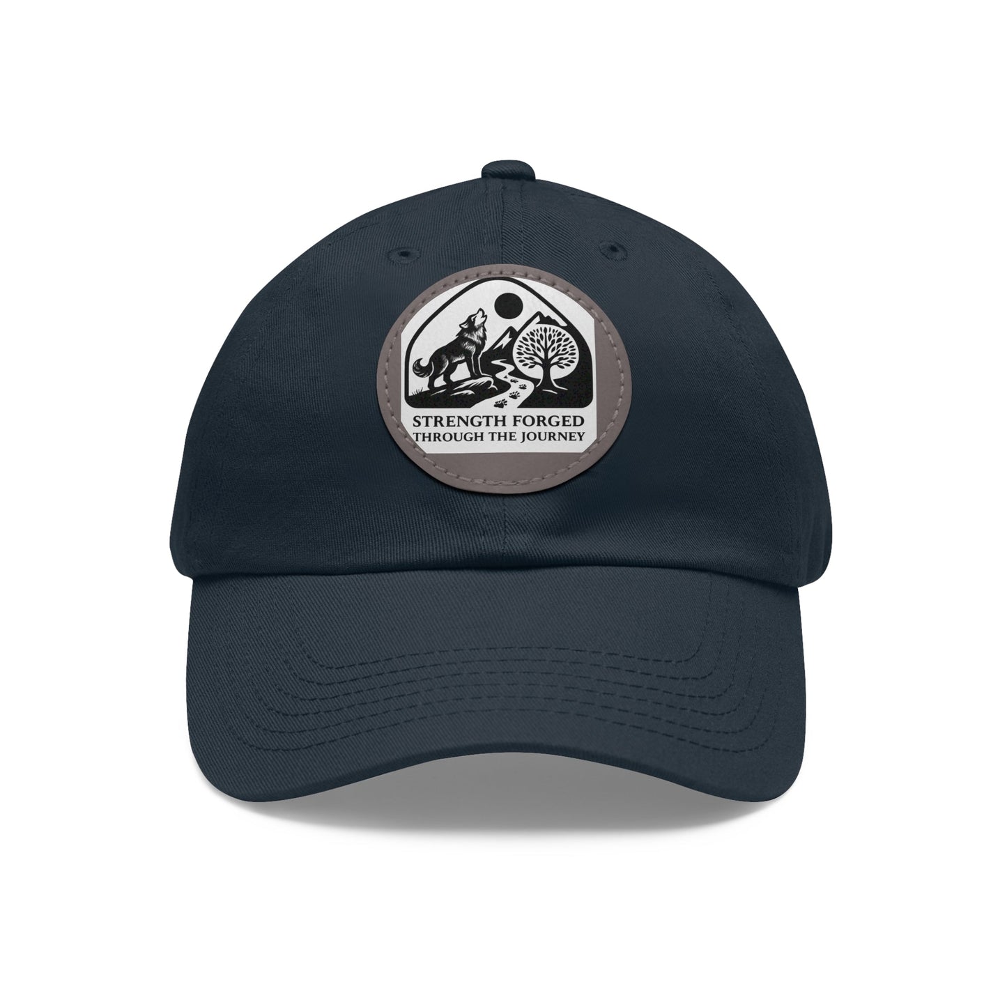 Wishful Wolf Dad Hat – Strength & Nature Inspired Headwear