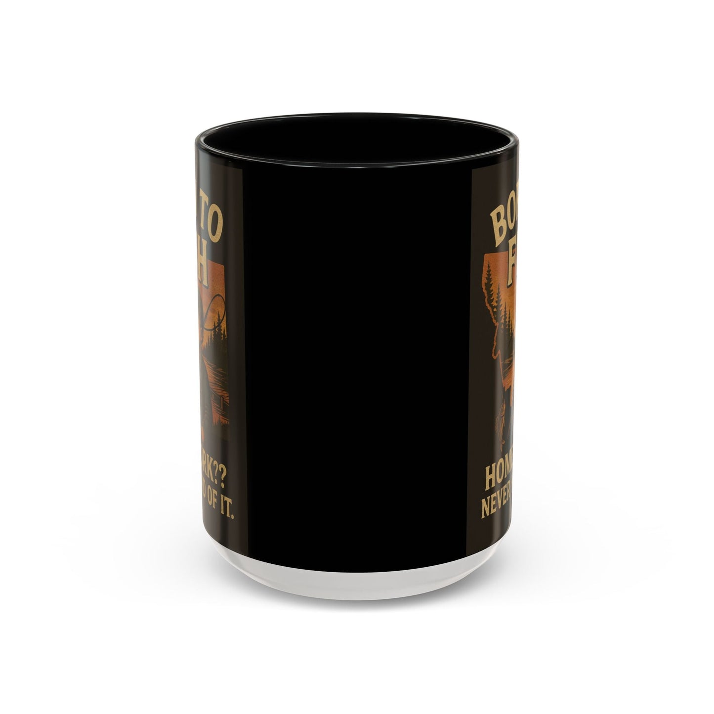 Retro Fishing Mug – Funny Coffee Cup Gift for Anglers & Campers
