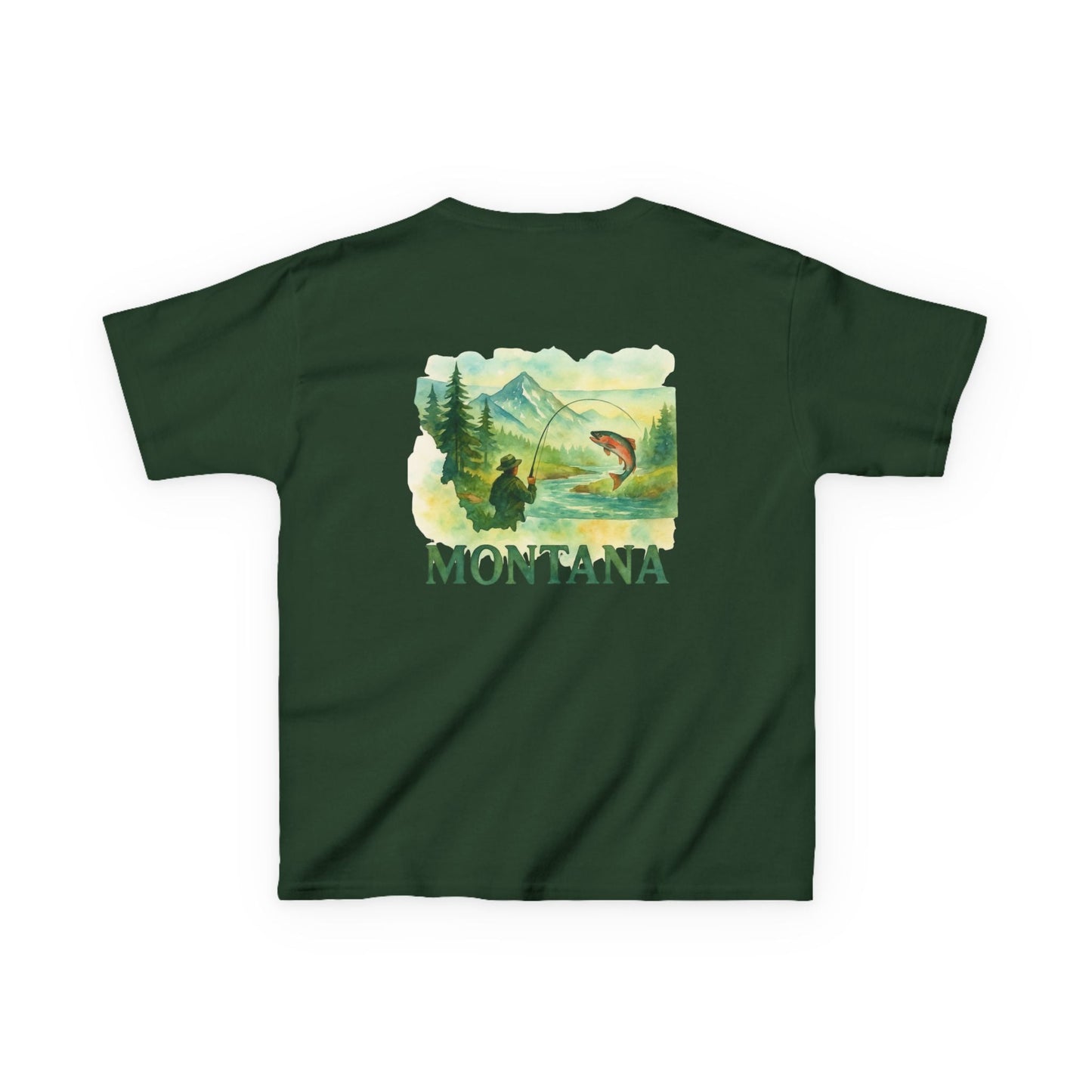 Kids Fishing T-Shirt – Funny Born to Fish, Skip Homework Design