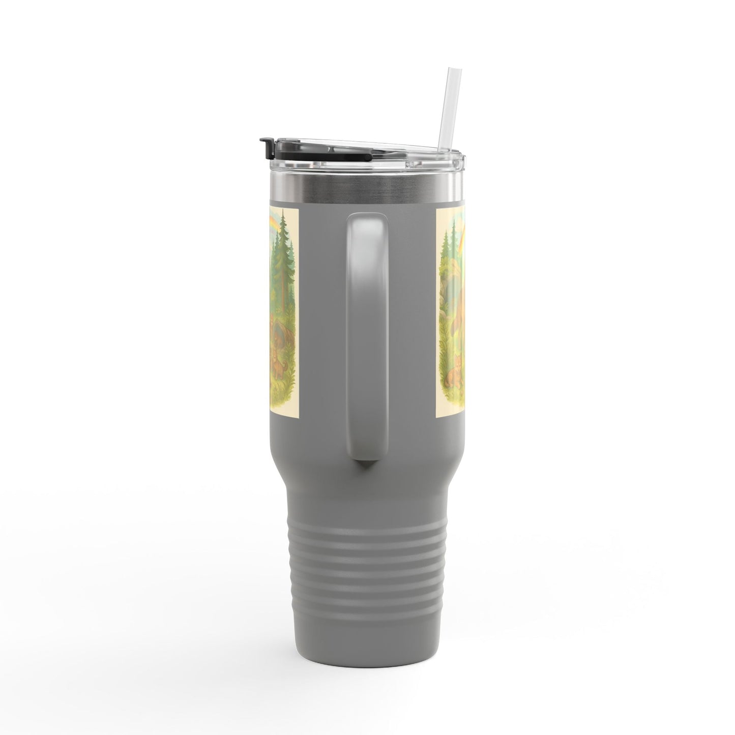 Wolves 40oz Insulated Travel Mug – Leak-Proof Tumbler for Outdoors