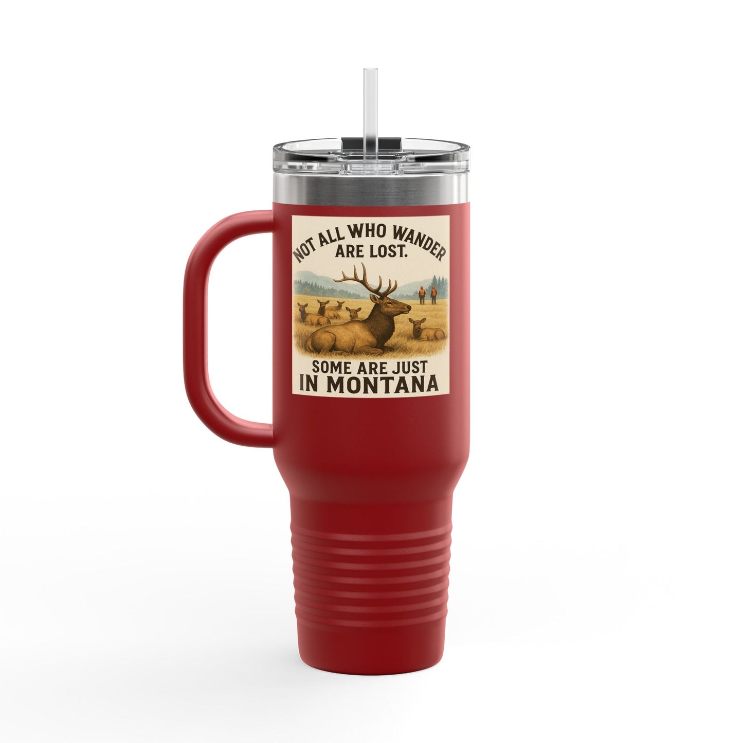 40oz Montana Adventure Mug – Insulated Cup for Outdoor Travel