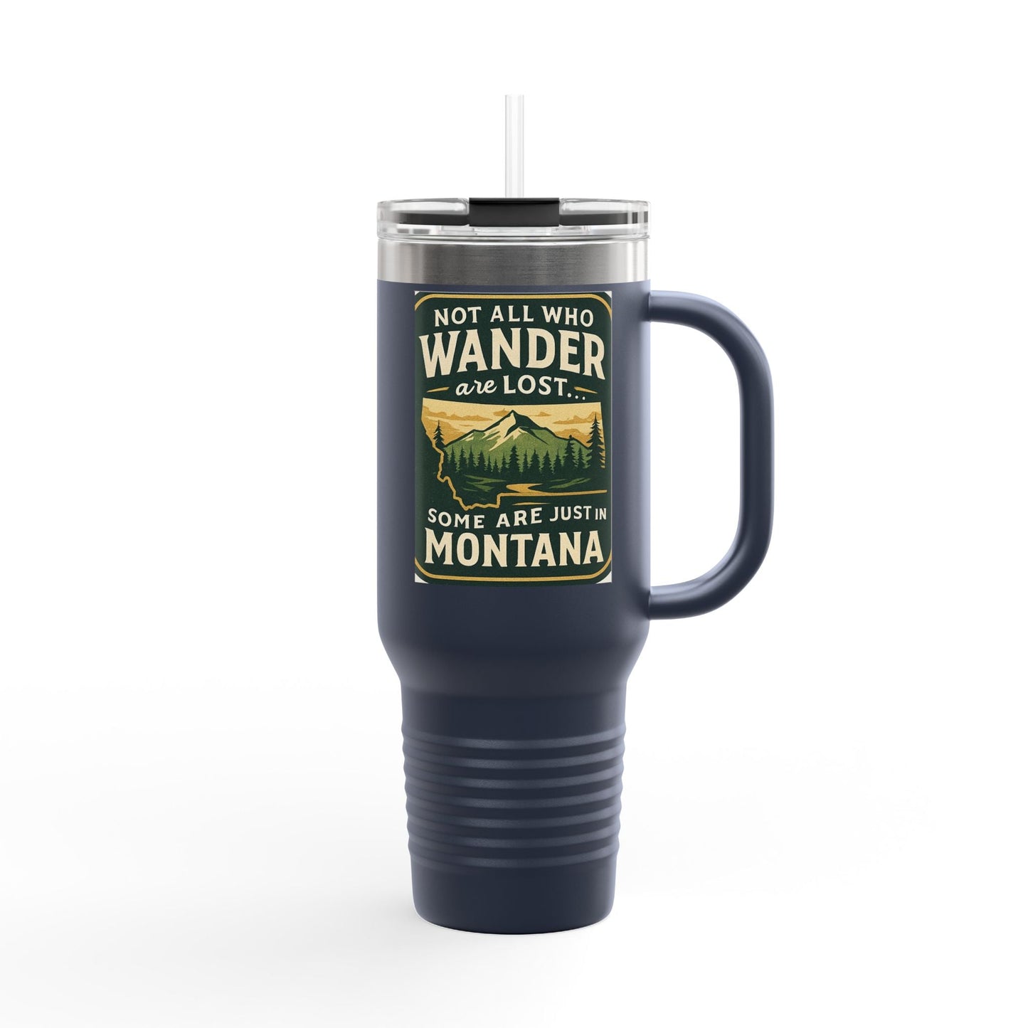 Montana 40oz Travel Mug – Adventure Tumbler for Hikers & Campers