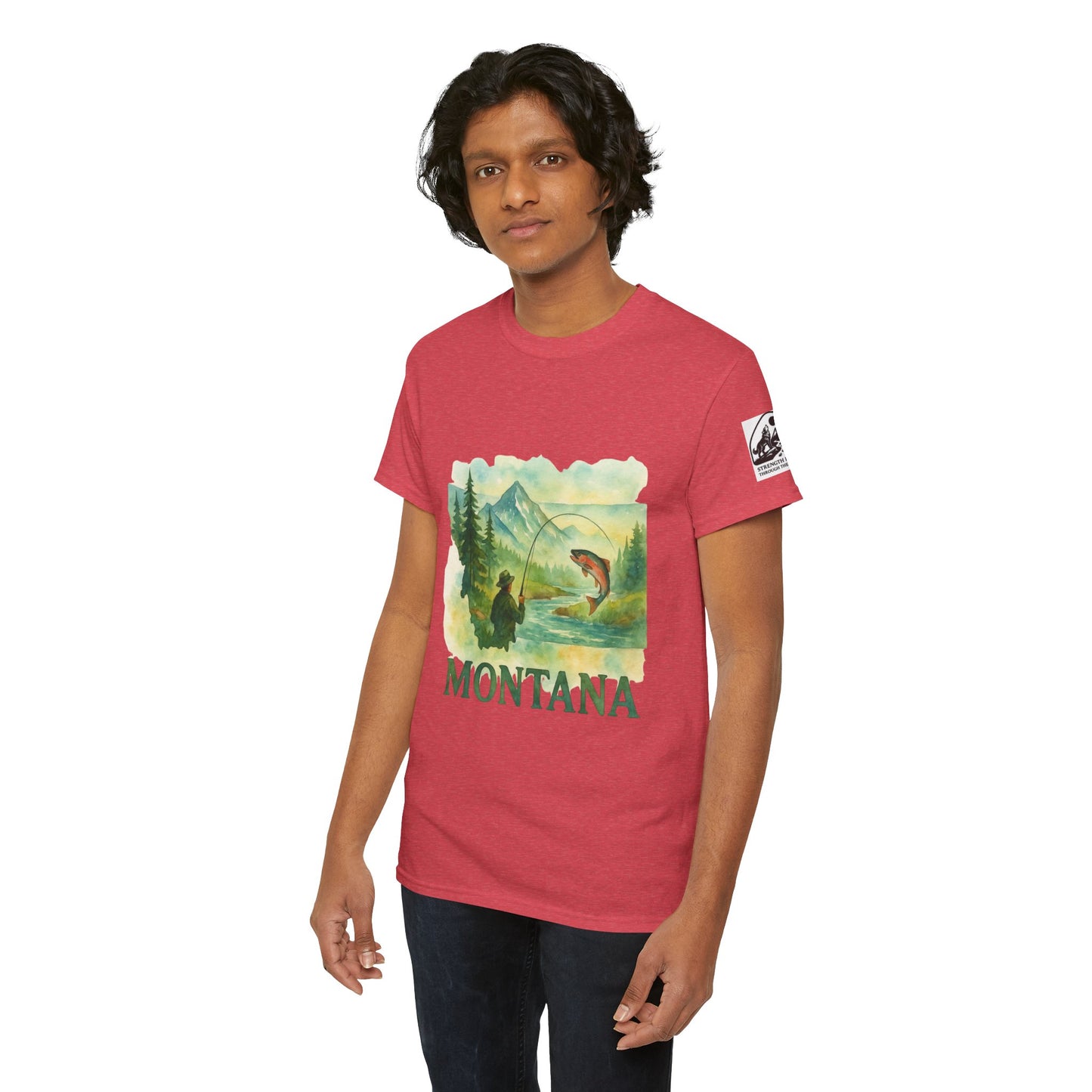 Montana Adventure Shirt – Retro Fishing Tee for Outdoor Enthusiasts