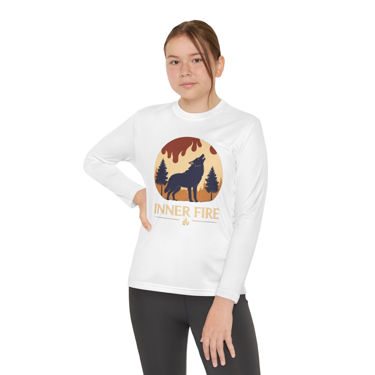 Youth Long Sleeve – Inner Fire Sparks Within Adventure Tee