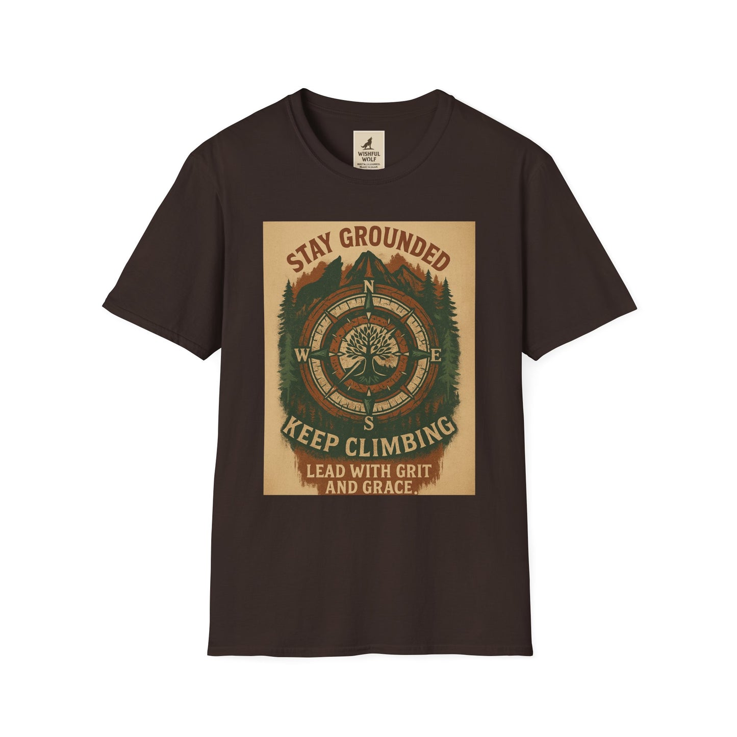 Adventure Hiking Tee – Stay Grounded Shirt for Nature Seekers