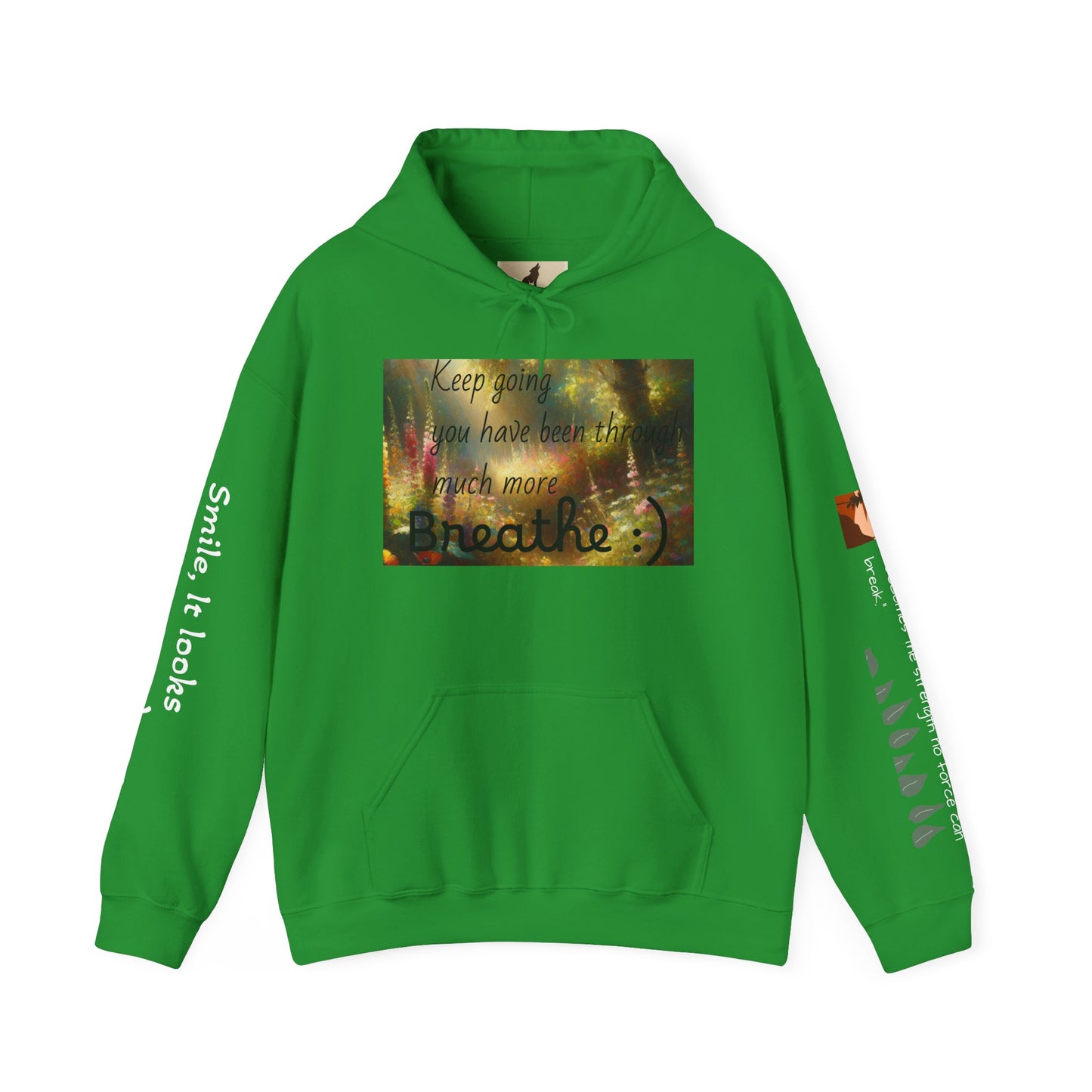 Wolf Meadow Hoodie – Strength in Stillness, Power in Kindness
