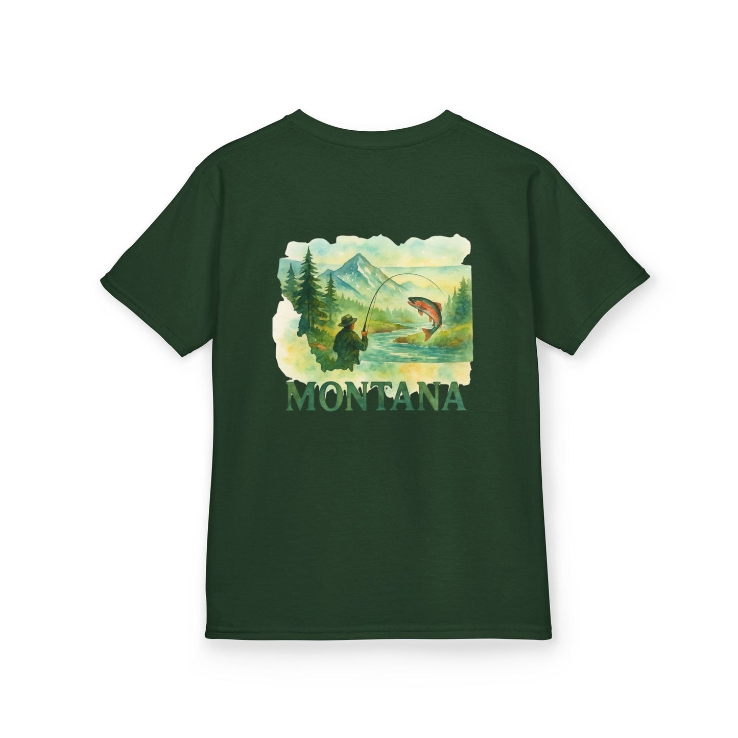 Kids Fishing T-Shirt – Funny Born to Fish, Skip Homework Design