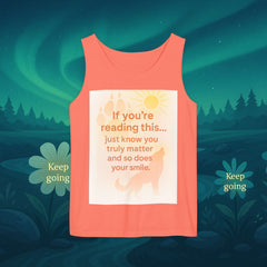 You Matter Nature Tank Top – Wolves Design Motivational Shirt