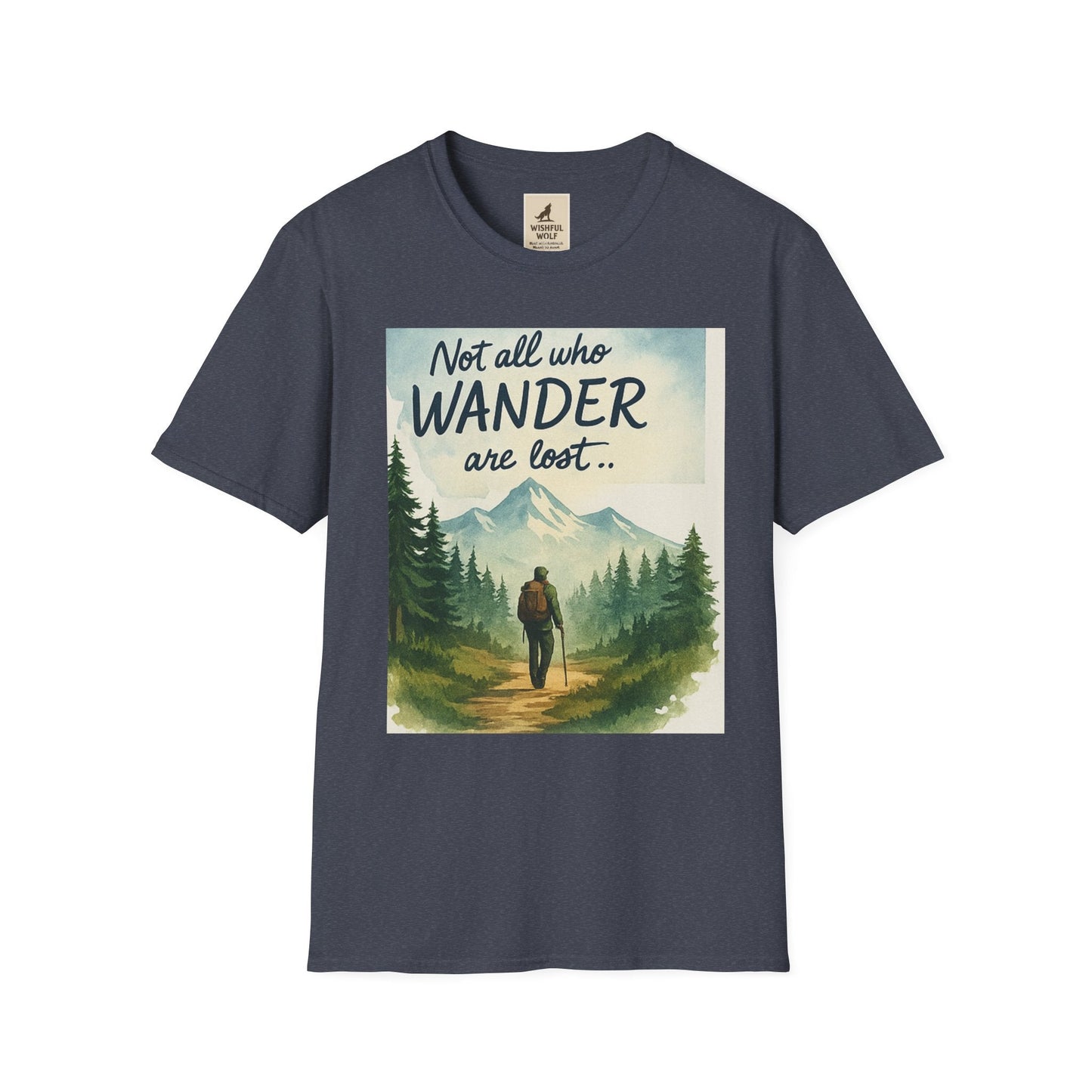 Montana-Inspired Adventure Tee featuring scenic graphic with mountain and forest.