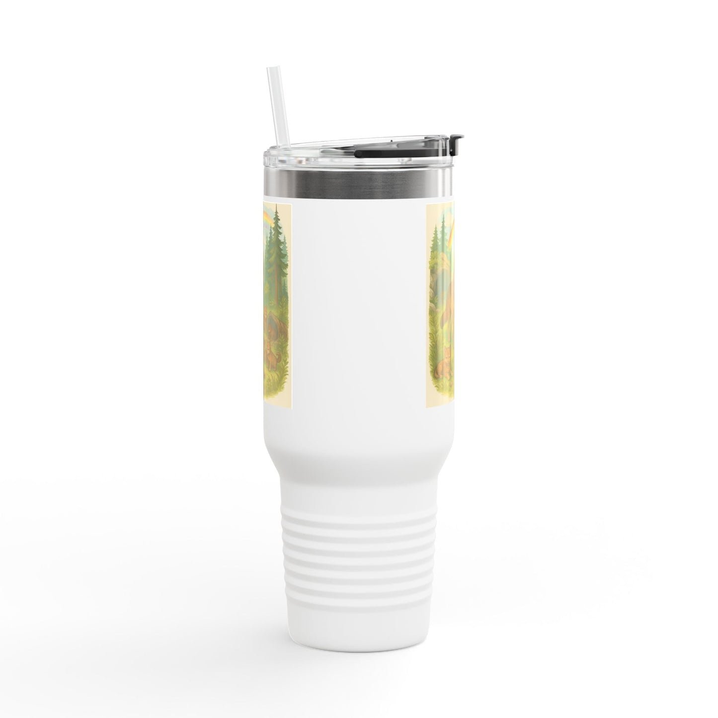 Wolves 40oz Insulated Travel Mug – Leak-Proof Tumbler for Outdoors