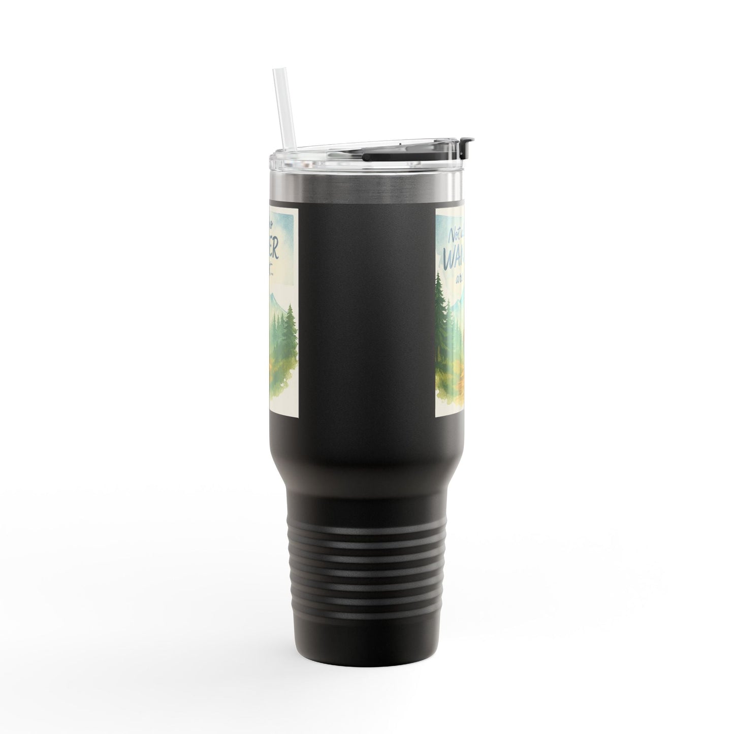 Montana 40oz Adventure Mug with rugged design and ergonomic handle, perfect for outdoor explorers.