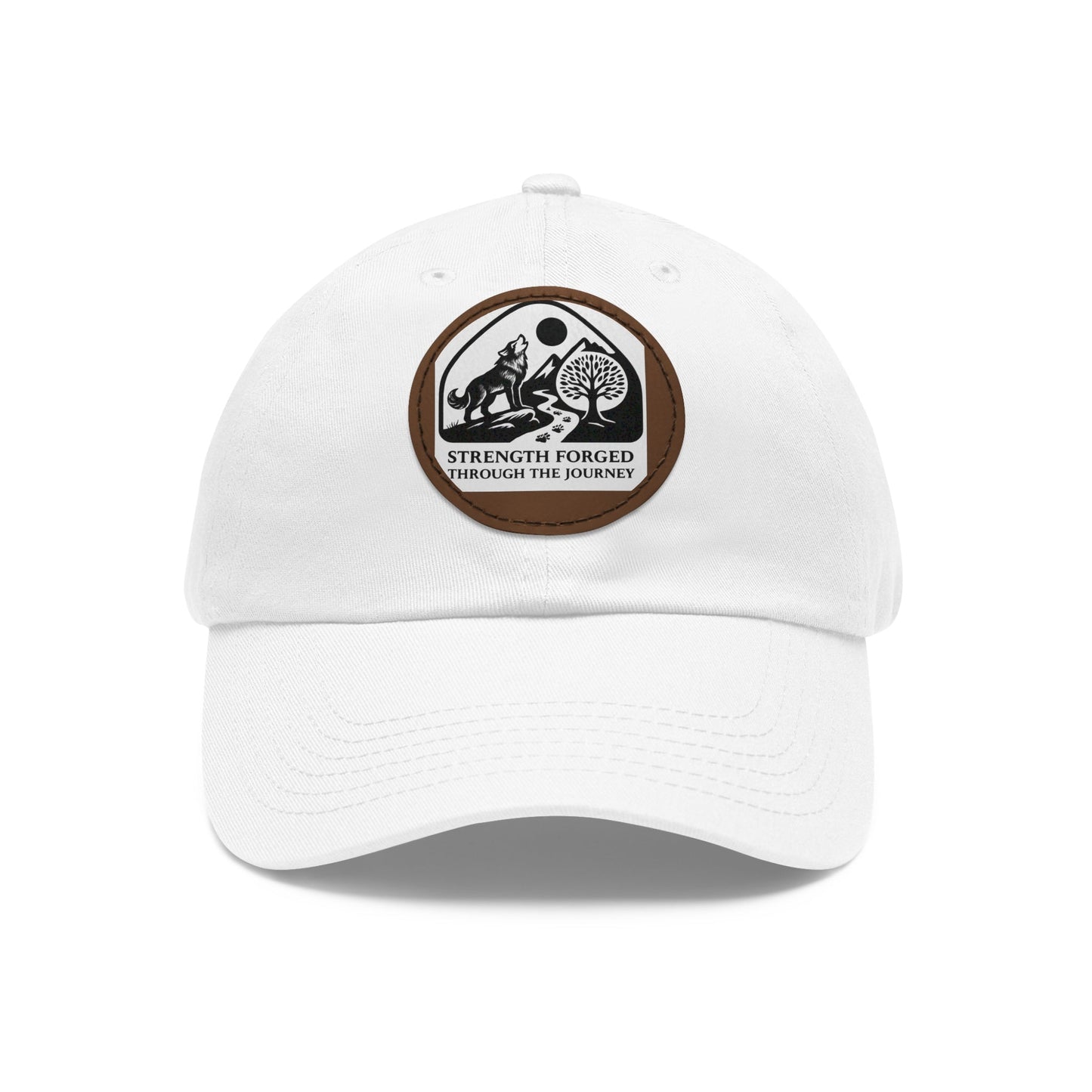 Wishful Wolf Dad Hat – Strength & Nature Inspired Headwear