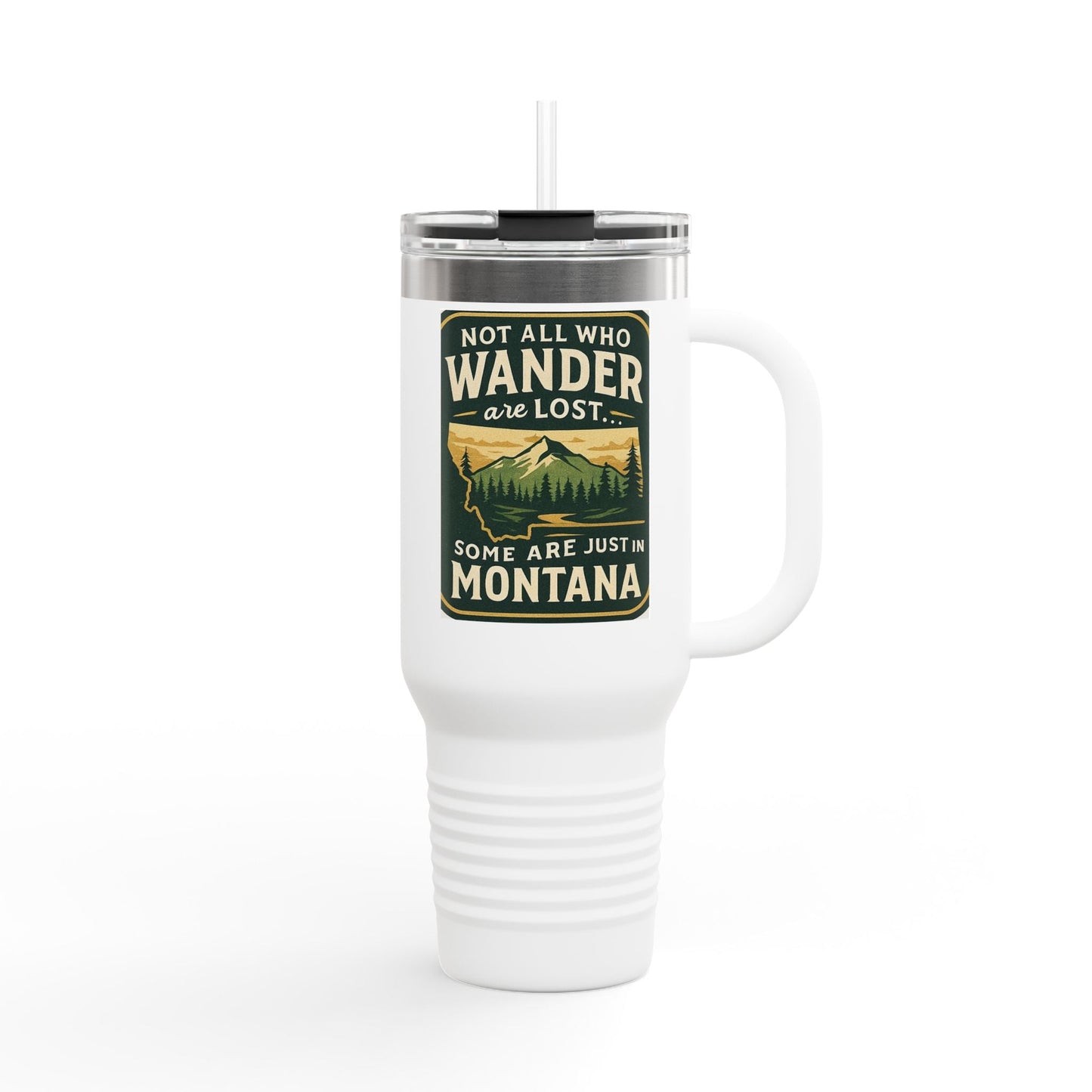 Montana 40oz Travel Mug – Adventure Tumbler for Hikers & Campers