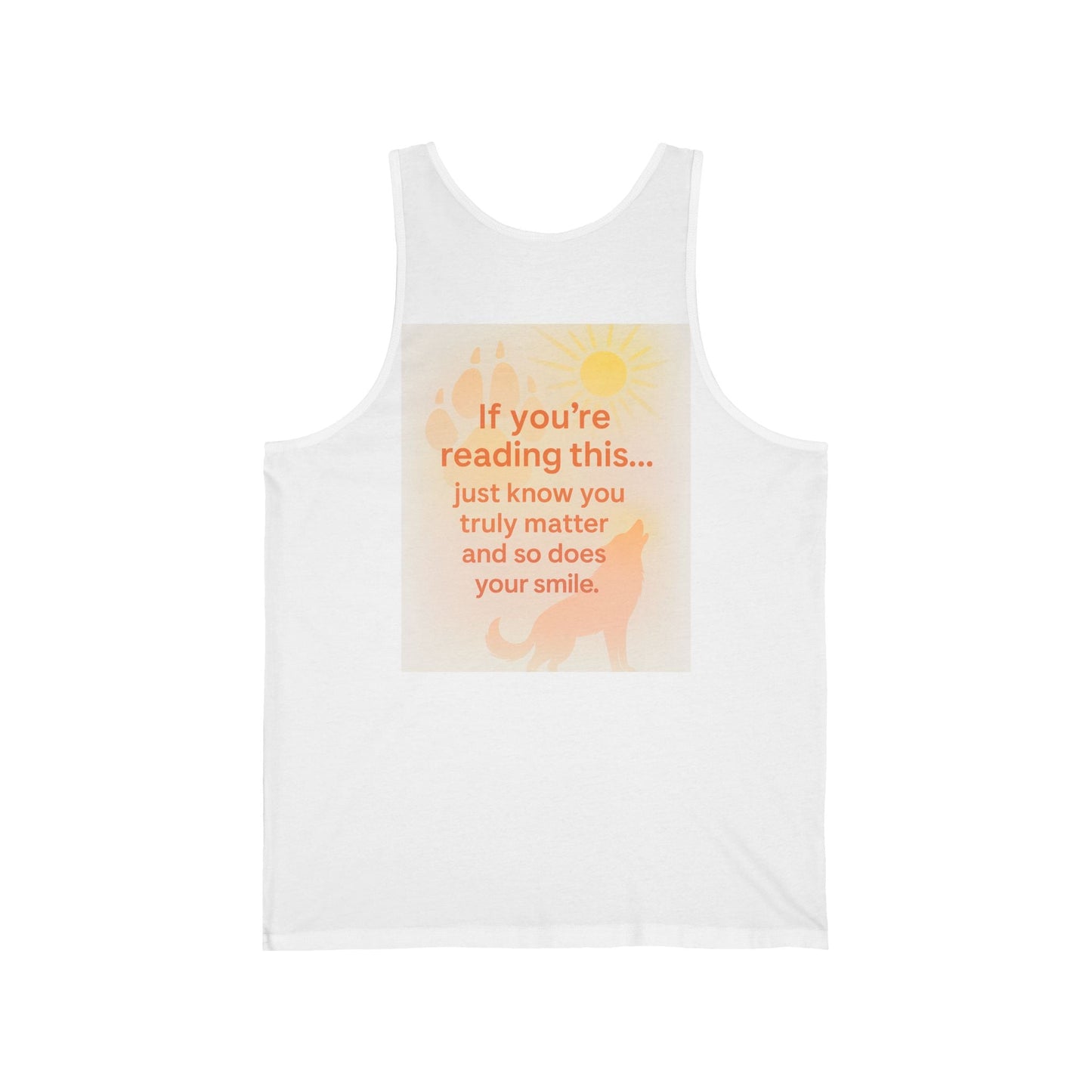 Wolf Motivation Tank – Inspirational Quote & Strength Design Tee