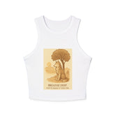 Women’s Nature Tank Top – Wolves & Motivational Outdoor Quote