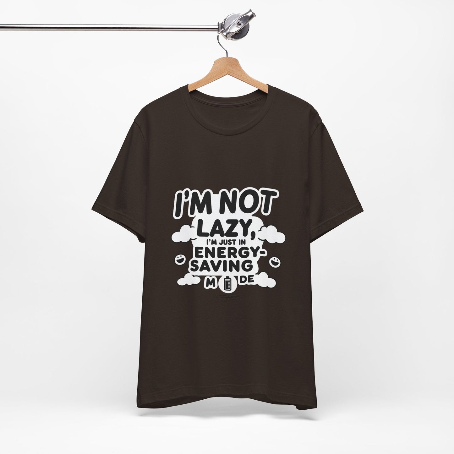Funny Energy Saving Tee – Unisex Humor Shirt for Everyday Wear