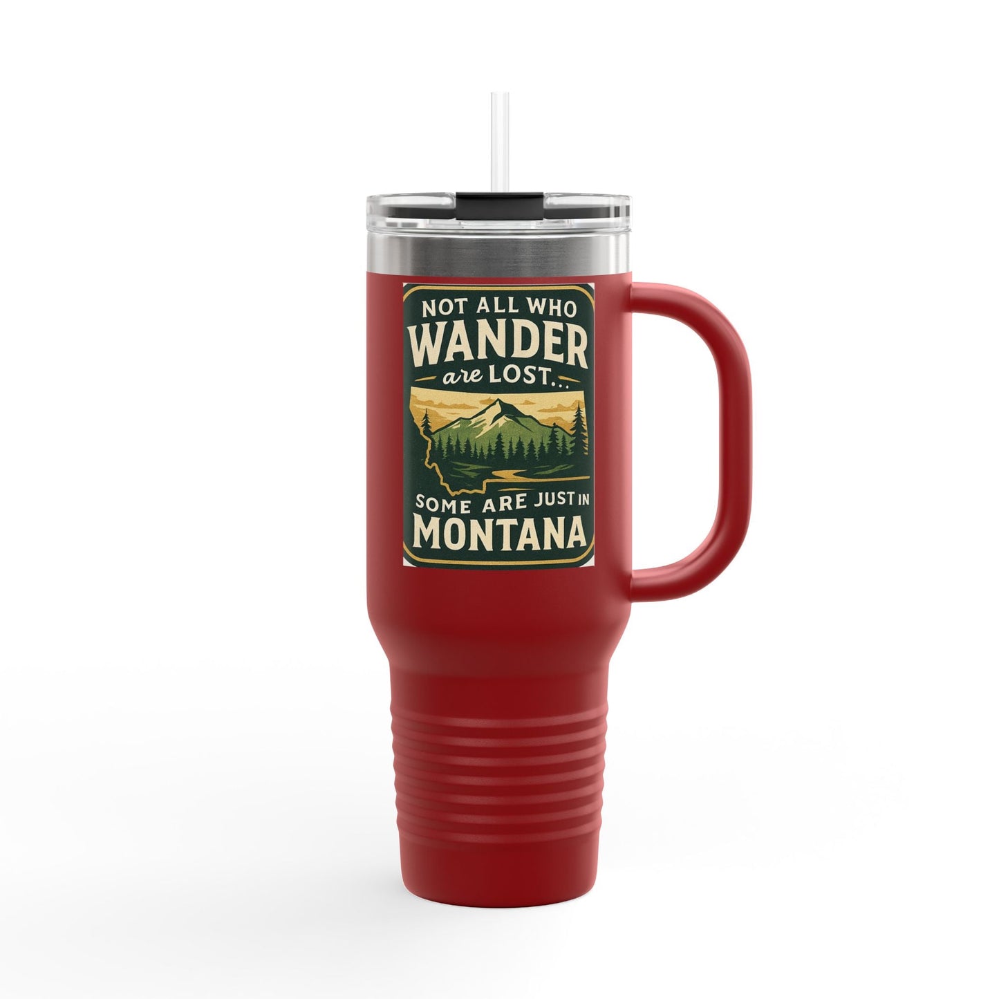 Montana 40oz Travel Mug – Adventure Tumbler for Hikers & Campers