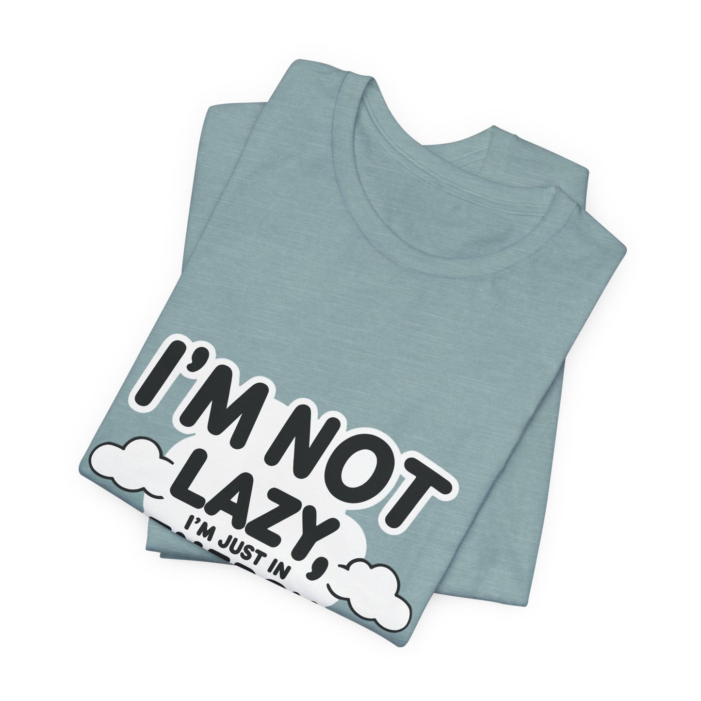 Funny Energy Saving Tee – Unisex Humor Shirt for Everyday Wear