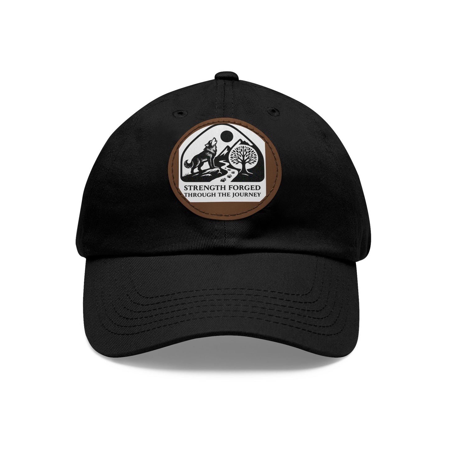 Wishful Wolf Dad Hat – Strength & Nature Inspired Headwear