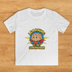 Learning Is My Superpower – Kids Softstyle Tee