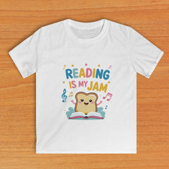 Reading Is My Jam – Kids Softstyle Tee