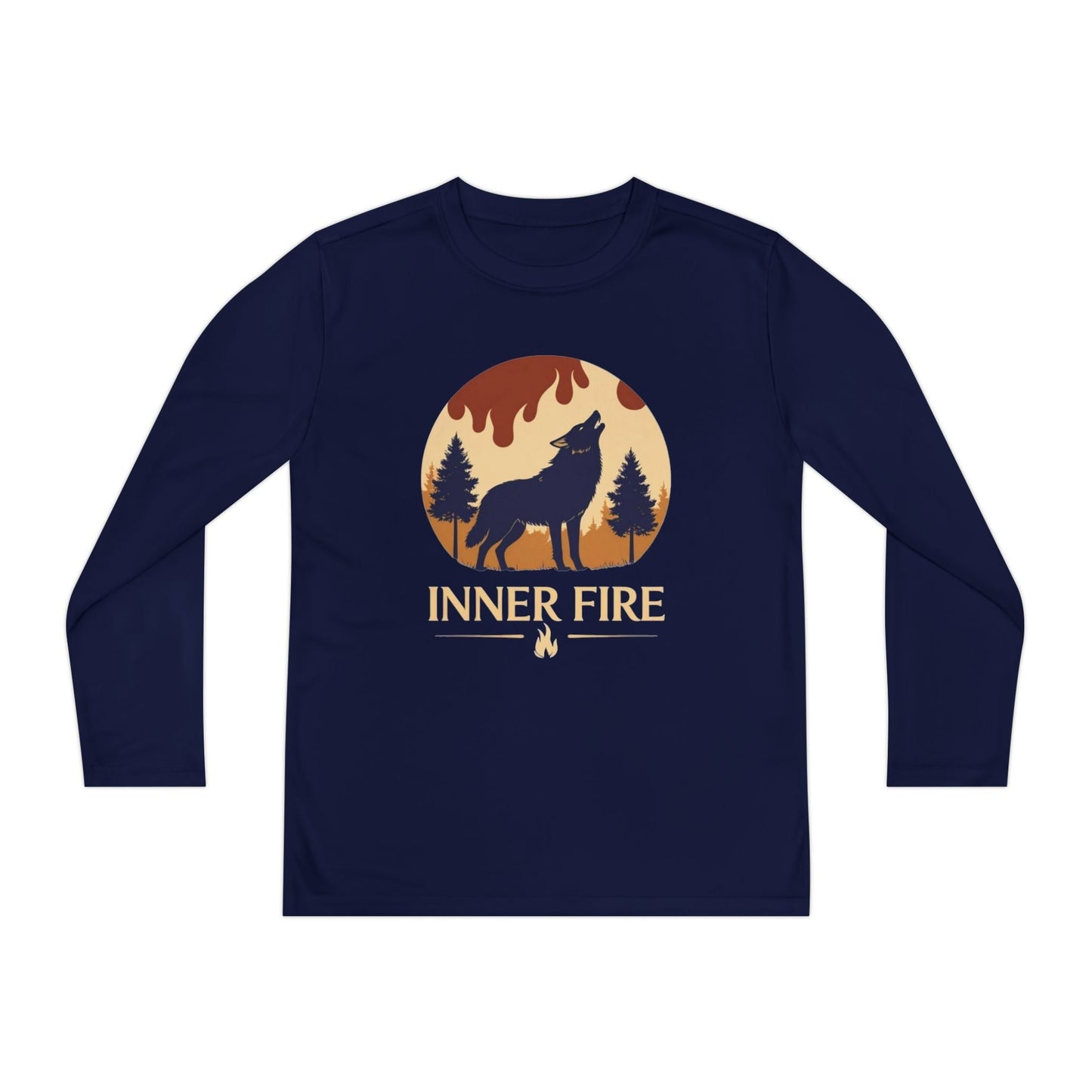 Youth Long Sleeve – Inner Fire Sparks Within Adventure Tee