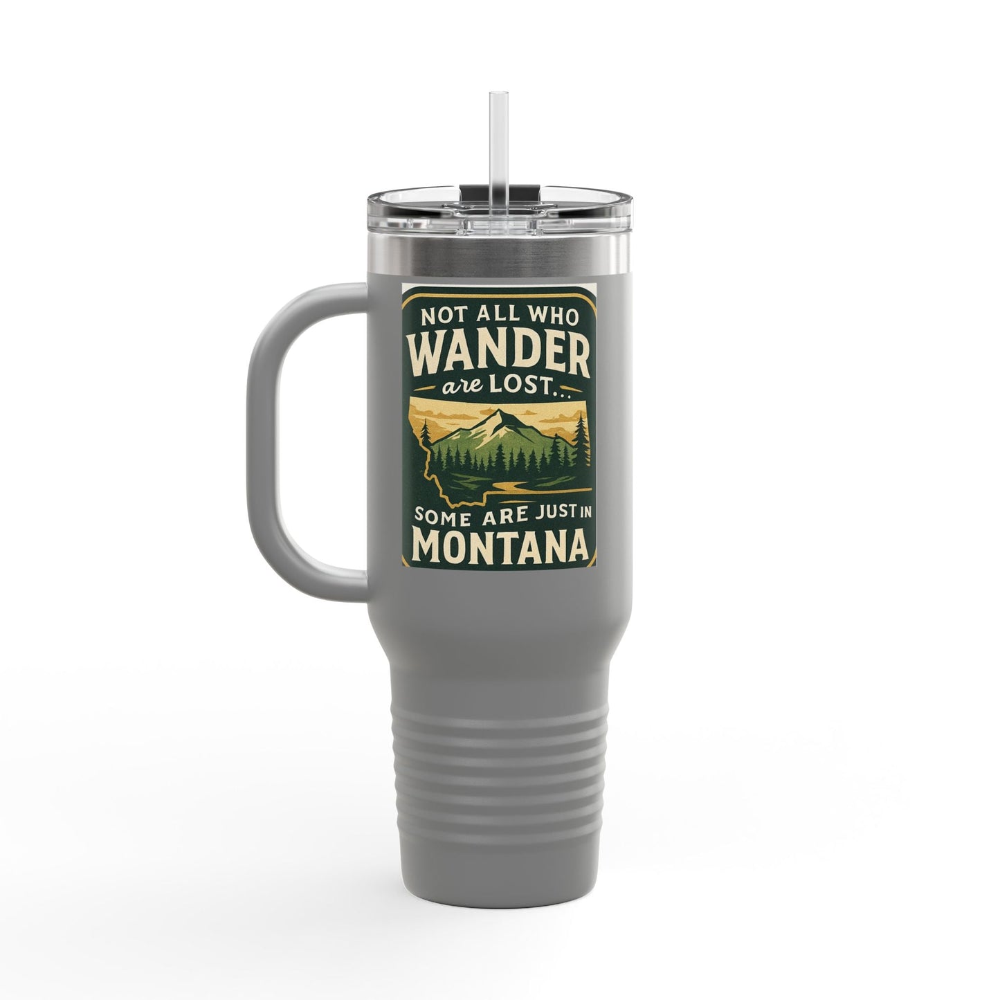 Montana 40oz Travel Mug – Adventure Tumbler for Hikers & Campers