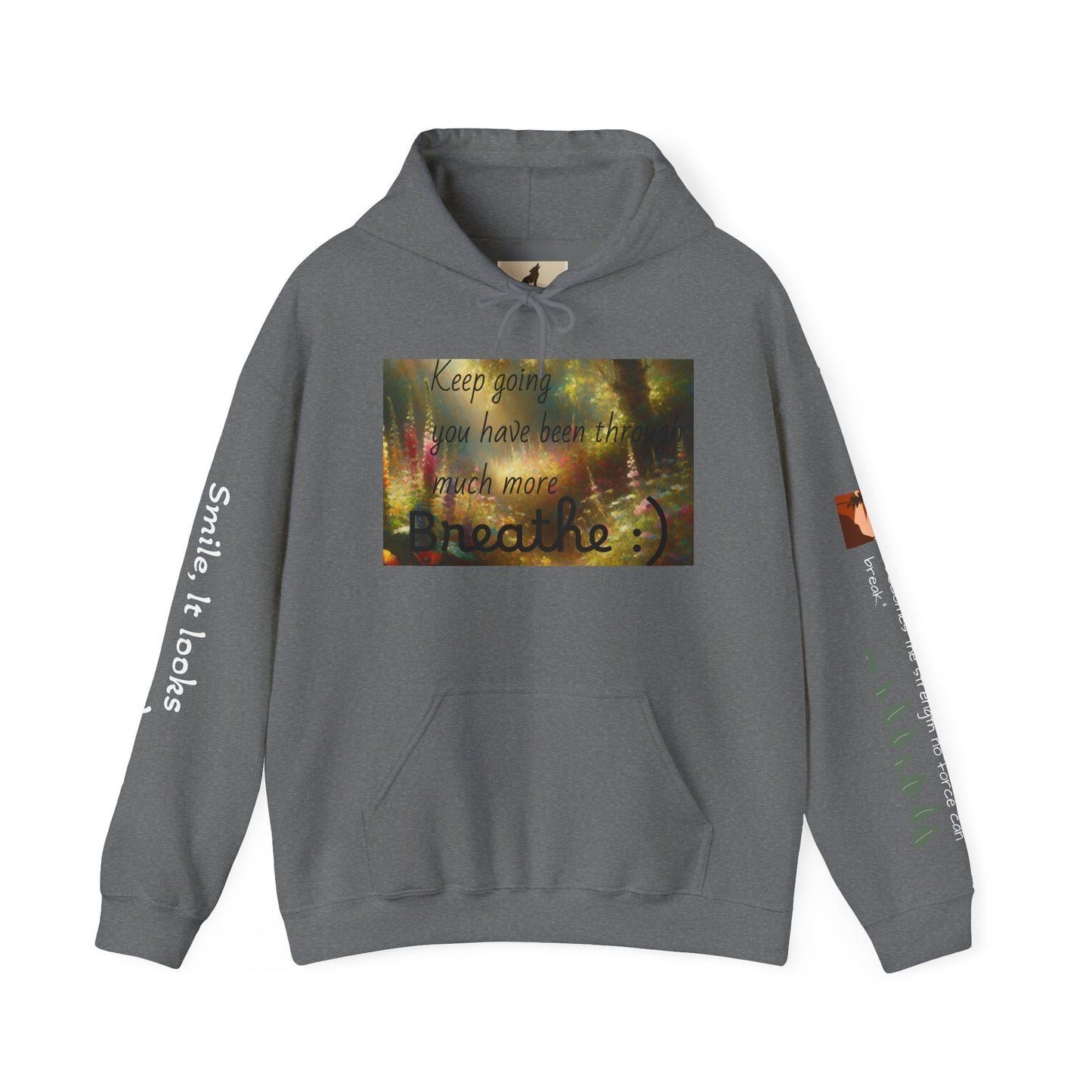 Wolf Meadow Hoodie – Strength in Stillness, Power in Kindness