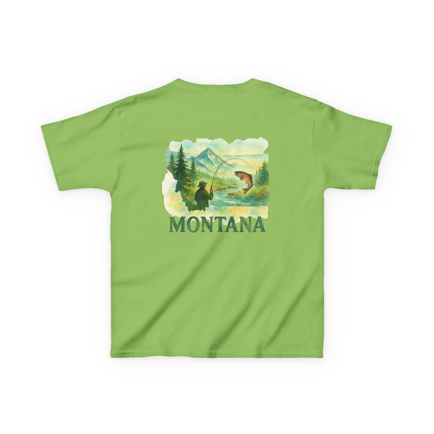 Kids Fishing T-Shirt – Funny Born to Fish, Skip Homework Design