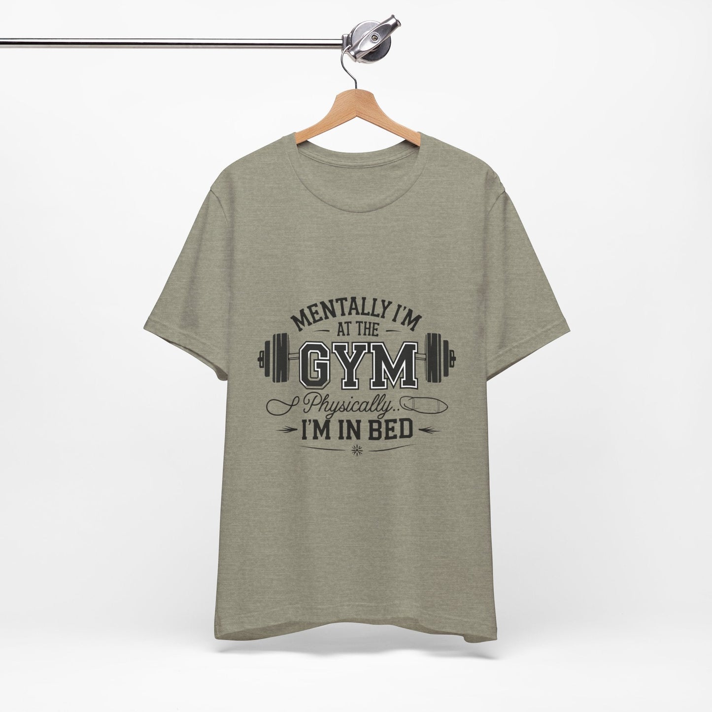 Gym Humor Tee – Motivational Graphic T-Shirt for Gym Lovers