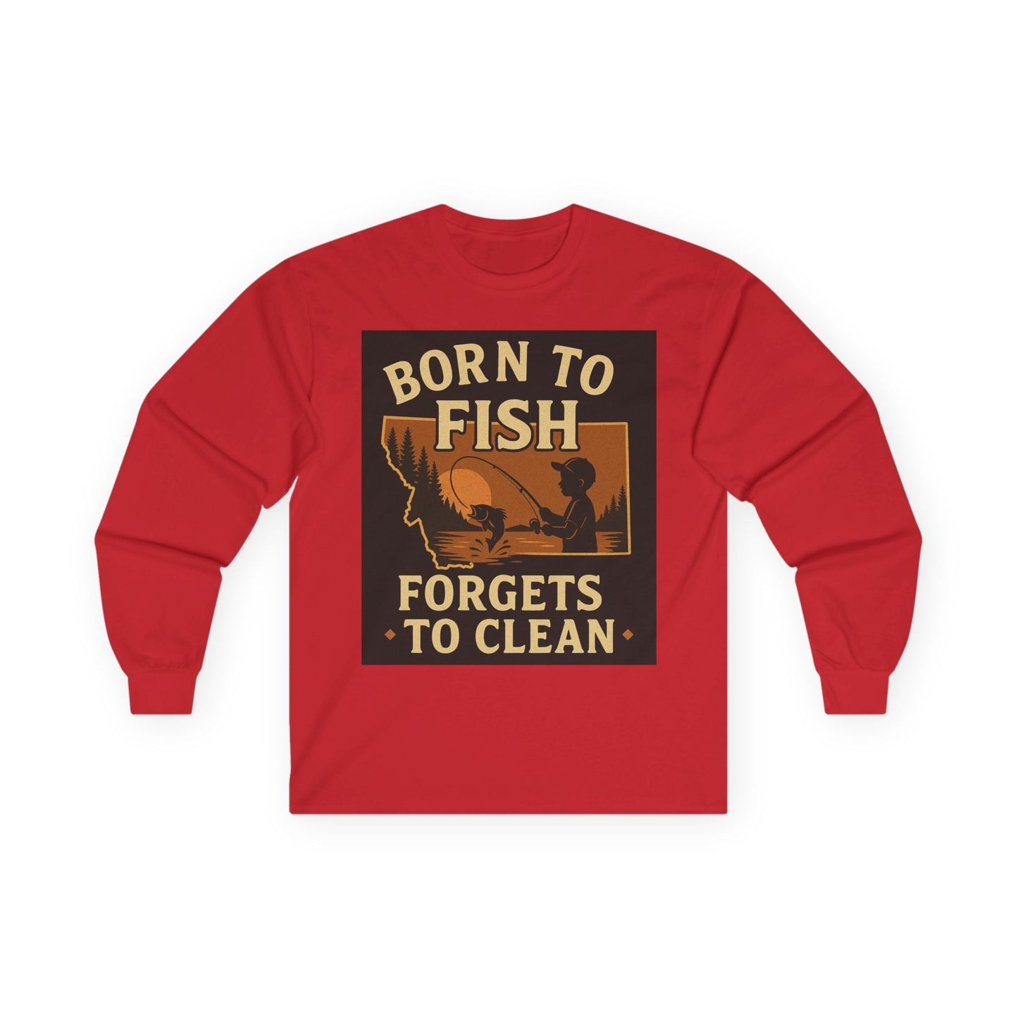 Fishing Long Sleeve Shirt – Angler Tee for Men & Women Outdoors