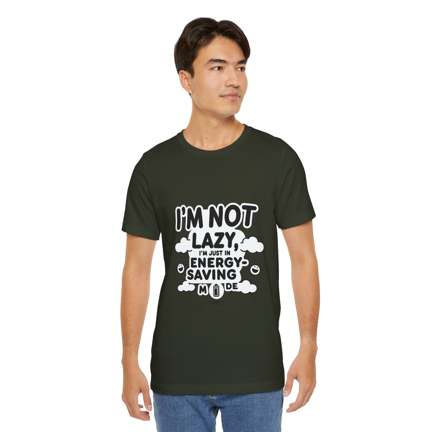 Funny Energy Saving Tee – Unisex Humor Shirt for Everyday Wear