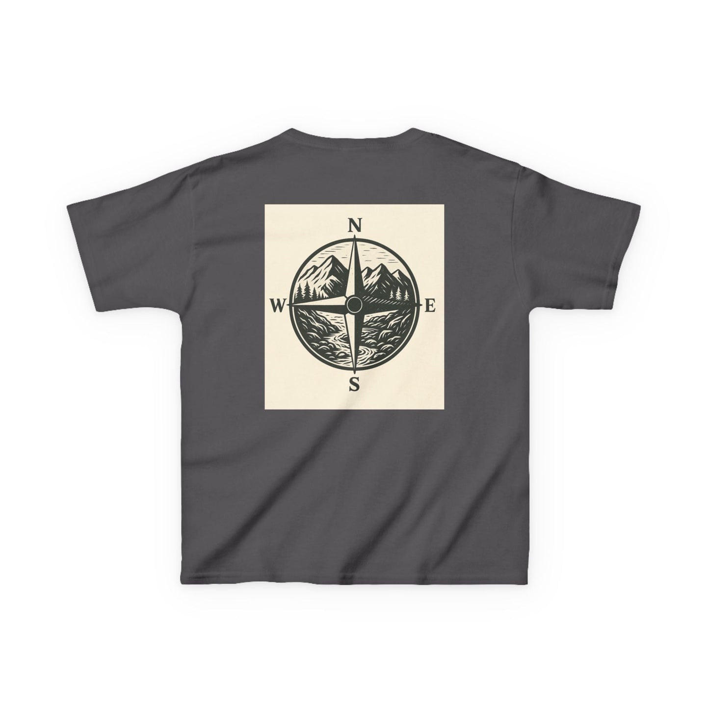 Kids Outdoor Adventure Tee – Compass Shirt for Nature Lovers