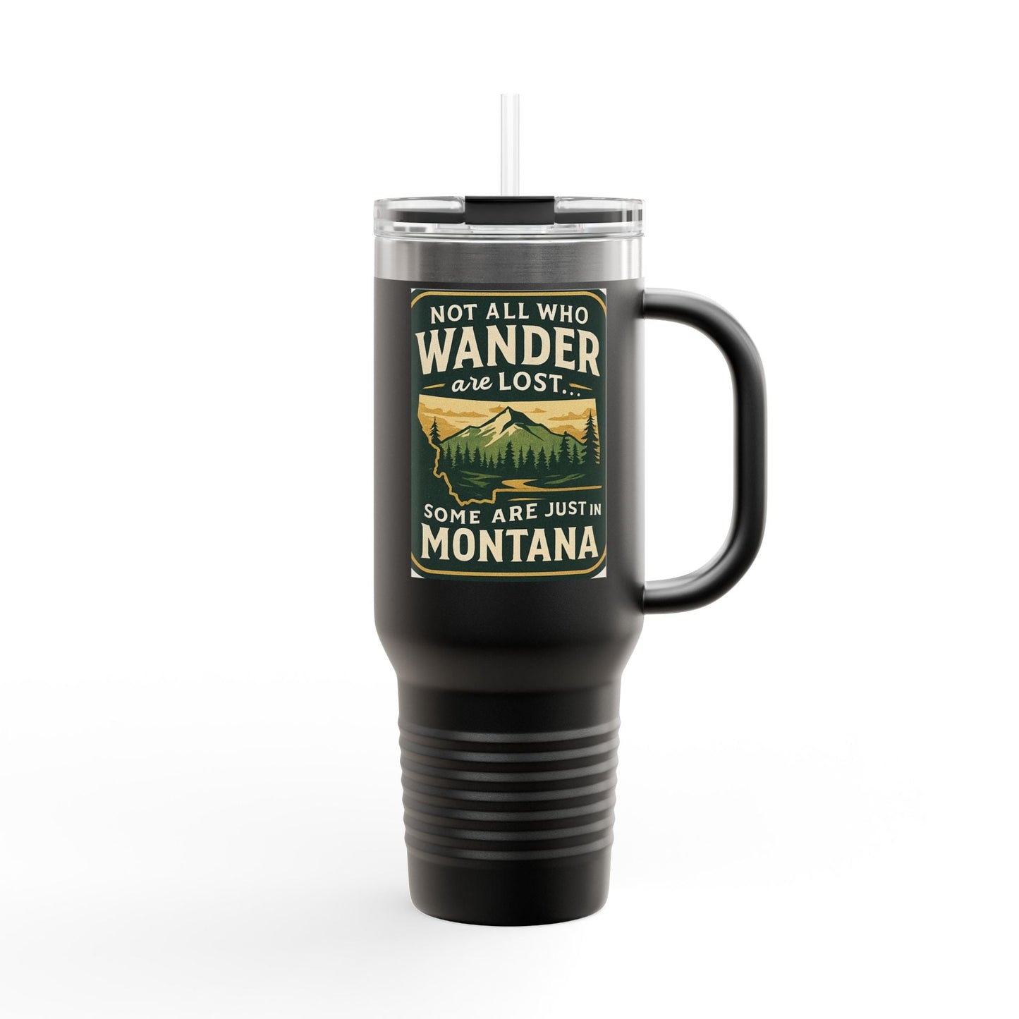 Montana 40oz Travel Mug – Adventure Tumbler for Hikers & Campers