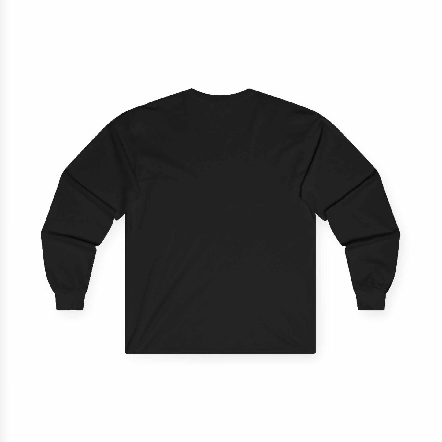 Montana Wanderlust Long Sleeve Tee - black adventure shirt for nature lovers with classic fit and eco-friendly cotton.