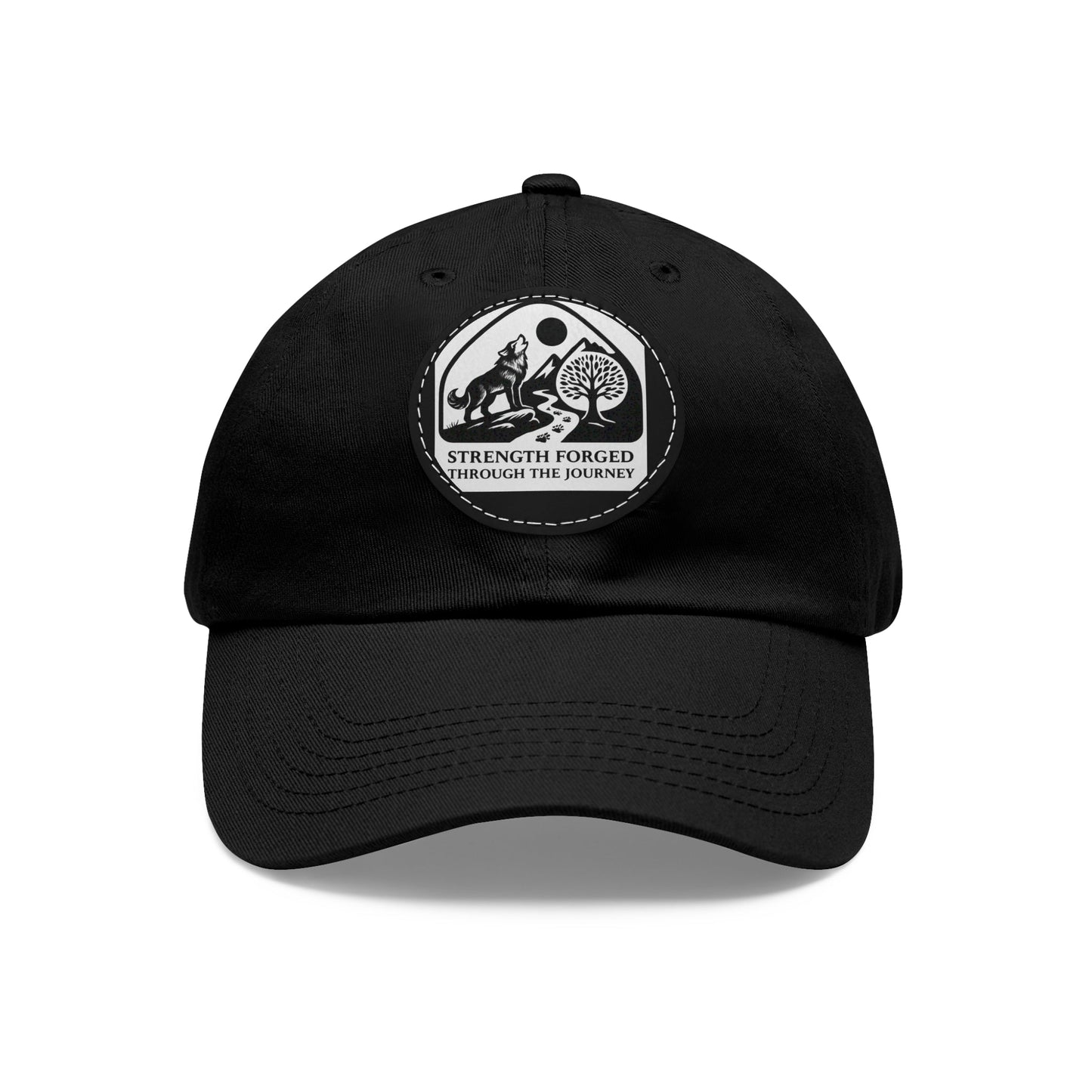 Wishful Wolf Dad Hat – Strength & Nature Inspired Headwear