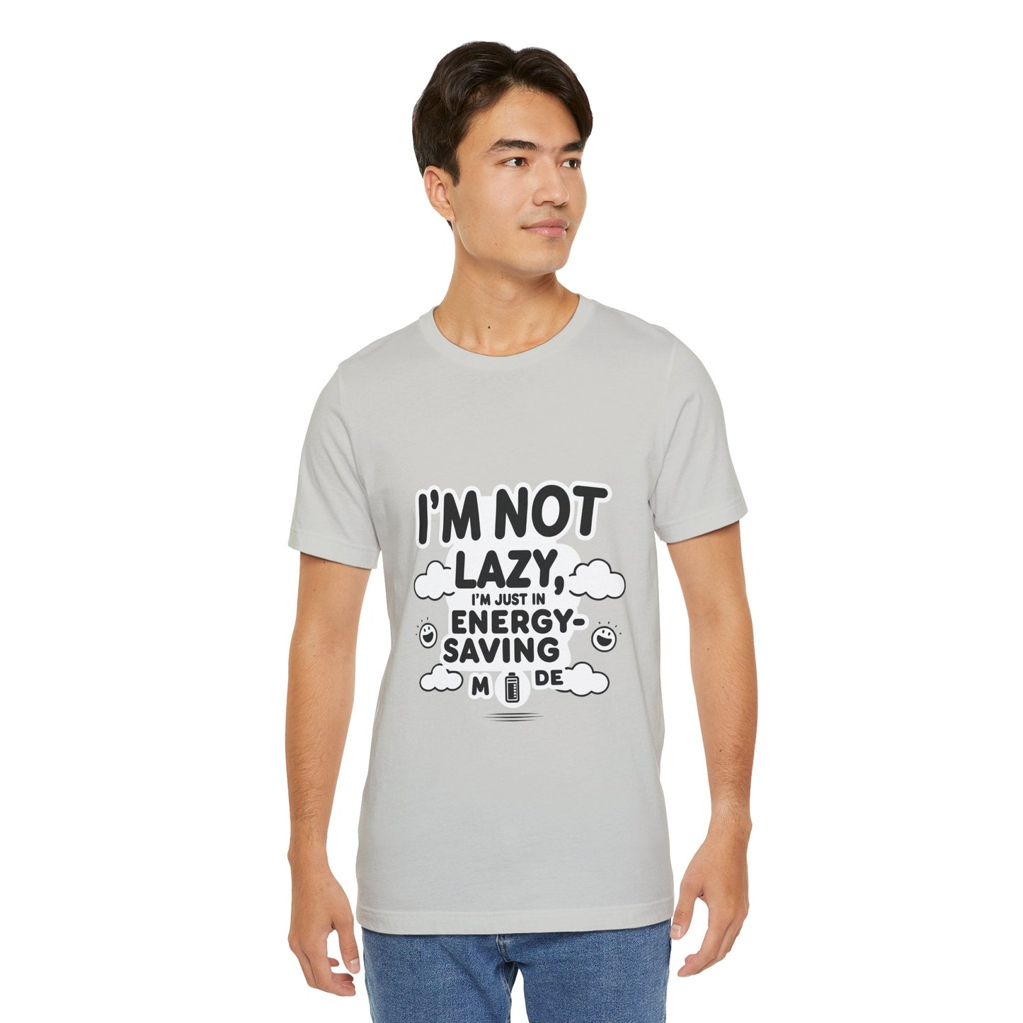 Funny Energy Saving Tee – Unisex Humor Shirt for Everyday Wear