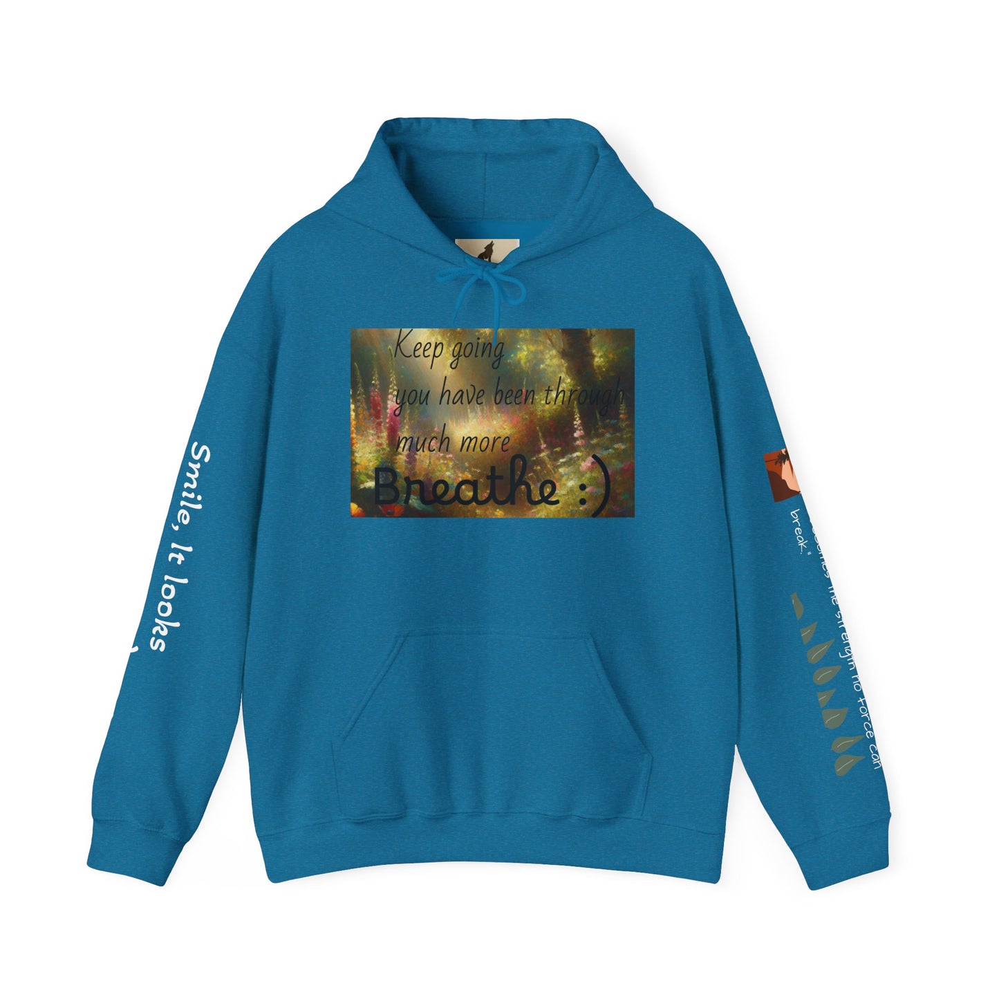 Wolf Meadow Hoodie – Strength in Stillness, Power in Kindness