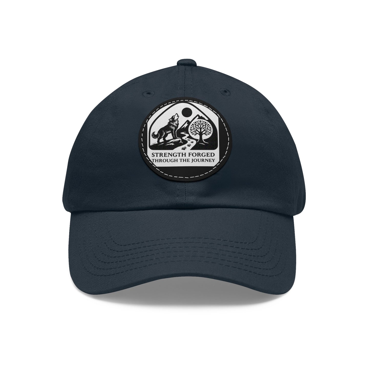 Wishful Wolf Dad Hat – Strength & Nature Inspired Headwear
