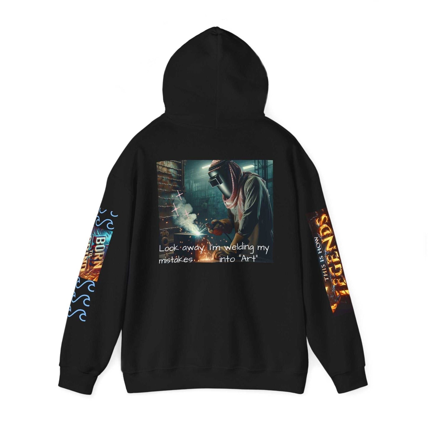 Welder Life Heavy Blend Hoodie – Durable, Warm & Built for Tough Days