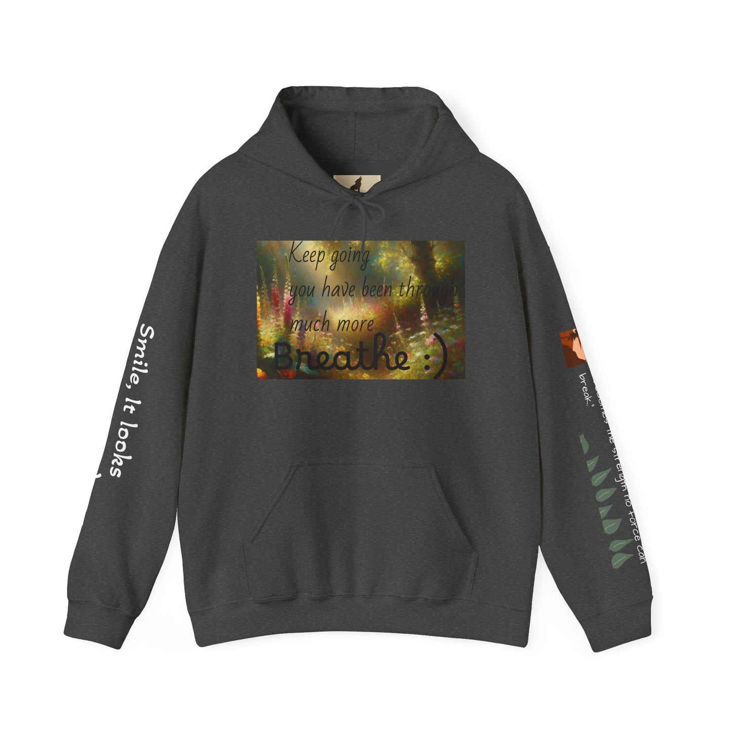 Wolf Meadow Hoodie – Strength in Stillness, Power in Kindness