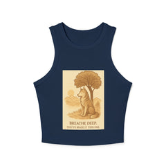 Women’s Nature Tank Top – Wolves & Motivational Outdoor Quote