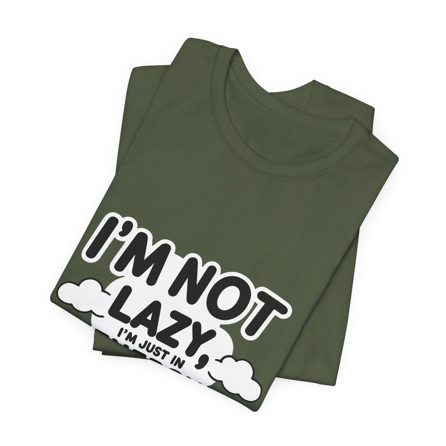Funny Energy Saving Tee – Unisex Humor Shirt for Everyday Wear